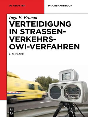 cover image of Verteidigung in Straßenverkehrs-OWi-Verfahren